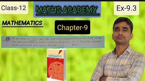 Class xii chapter Differential equations Ex.9.3 Question 18