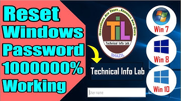 Change or Reset Your Forgotten Windows Password 100% Working | Urdu\Hindi |