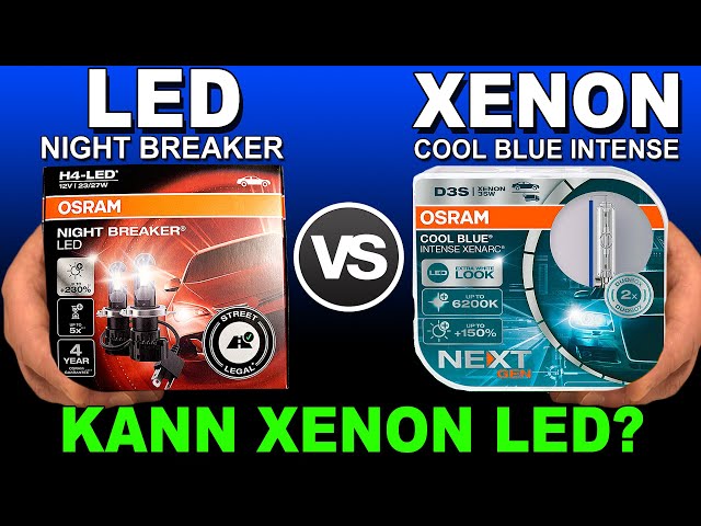 ❇️ Kann XENON LED Licht? OSRAM Night Breaker LED vs XENON Cool Blue Intense  Next Gen Comparison 