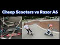 Cheap scooters better than Razor A6? Jetson Helix Madd Gear Kruzer 200 vs the Razor A6