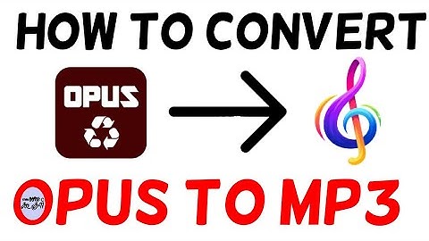 How to convert OPUS to MP3 File Format // Namma Ooru Google.