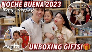 NOCHE BUENA with FAMILY 2023 + UNBOXING GIFTS! | VLOG246 Candy Inoue♥️