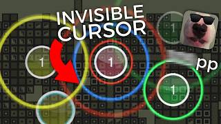 How well can osu! pros play with an invisible cursor? (feat. EZChamp)
