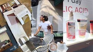 living alone diaries #11| grocery stock up + Neutrogena event + solo location shooting + fabric hunt