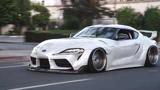 The World's LOWEST Driving BAGGED Supra! (Static?!)