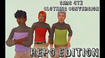 Sims 4t2 Clothing Conversion - Repository vs Standalone