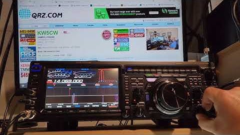 ftdx101d removing noise from a cw signal