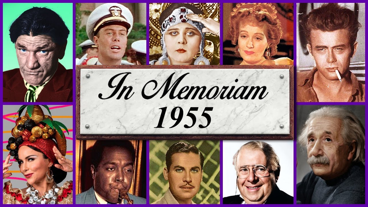 В память о 1955 году: знаменитые лица, которых мы потеряли в 1955 году