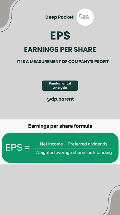 Fundamental Analysis | EPS | #stockmarket #fundamentalanalysis #investing #stocks #cryptocurrency