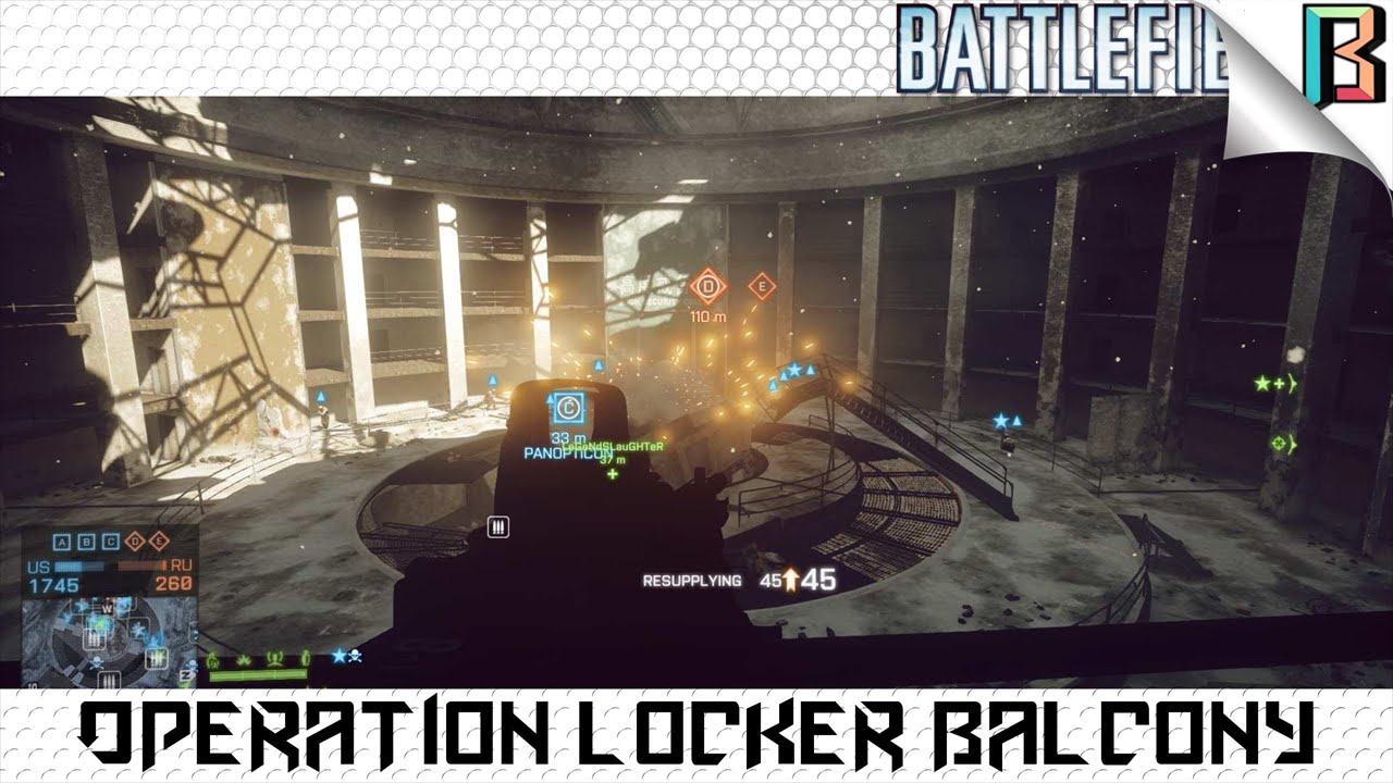 How To Get On The Balcony In Operation Locker C Flag Bf4 Youtube