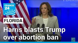 'Trump did this': US VP rages over Florida abortion ban • FRANCE 24 English