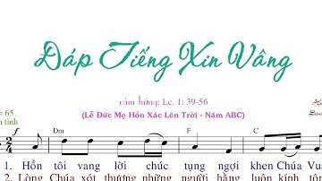 ĐÁP TIẾNG XIN VÂNG (tập hát) - Huỳnh Minh Kỳ - Đinh Công Huỳnh - AnnaSaomai.
