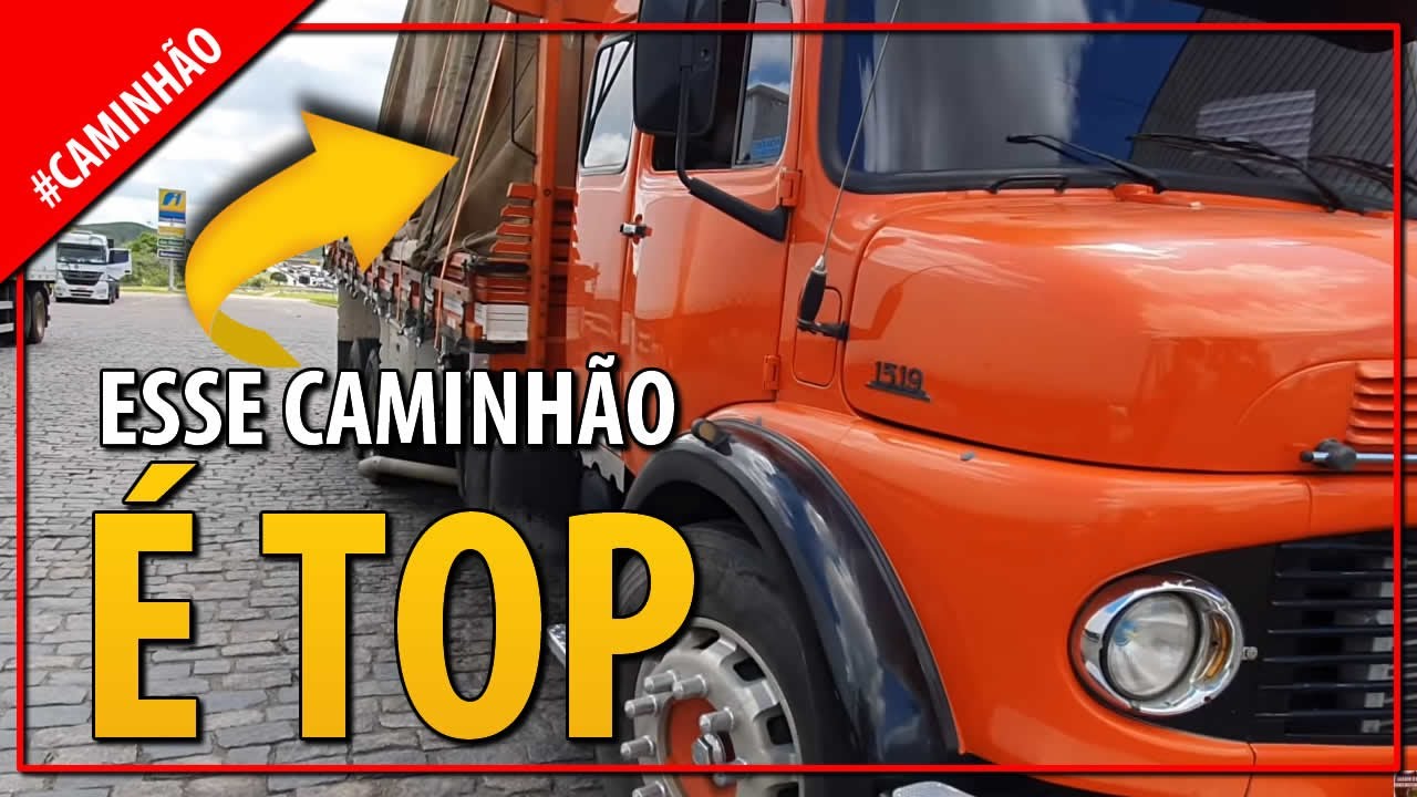🛑ESSE CAMINHÃO É FORA DE SÉRIE. MERCEDES 1519 NO TRUCK. Diario de bordo de um Caminhoneiro