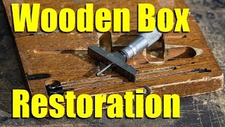 Antique Wooden Tool Box Restoration