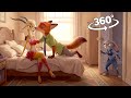 360°– Nick Wilde Caught Cheating with Judy Hopps! | VR 8K