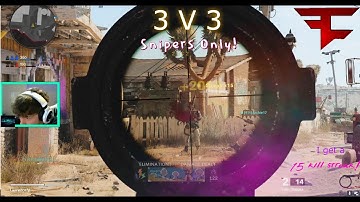 3V3 Snipers Only!! (Against Rage Monsters!)