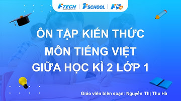 Bài giảng ôn luyện kiến thức giữa học kì 2 môn Tiếng Việt lớp 1 - FQA.vn