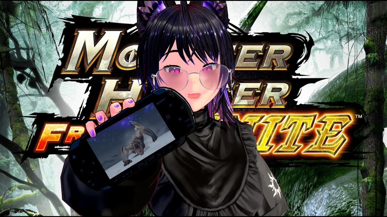 【VTuber】Old Monster Hunter games make you grind a bit【Monster Hunter Freedom Unite】