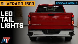 2019-2025 Silverado 1500 LED Tail Lights; Black Housing Review & Install 2019 2026 Sierra 1500 Led Tail Lights Review Install