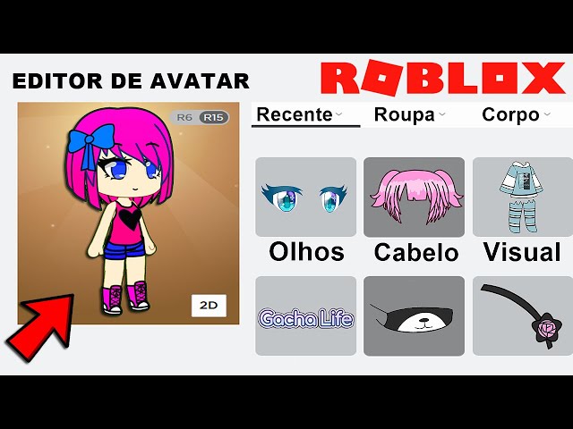 Roblox - JOGAMOS GACHA LIFE ONLINE NO ROBLOX (Gacha Online) Luluca