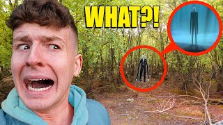 We found SLENDERMAN in the WOODS...