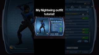 Check Out My Nightwing Inspired Outfit Tutorial! #dcuo #dc