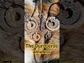 Ouroboros amulet — Hand-carved from moose antler | Norse pagan symbol #ouroboros #Vikingsymbol