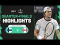 Highlights otto virtanen fin v gabriel diallo can  davis cup finals 2023