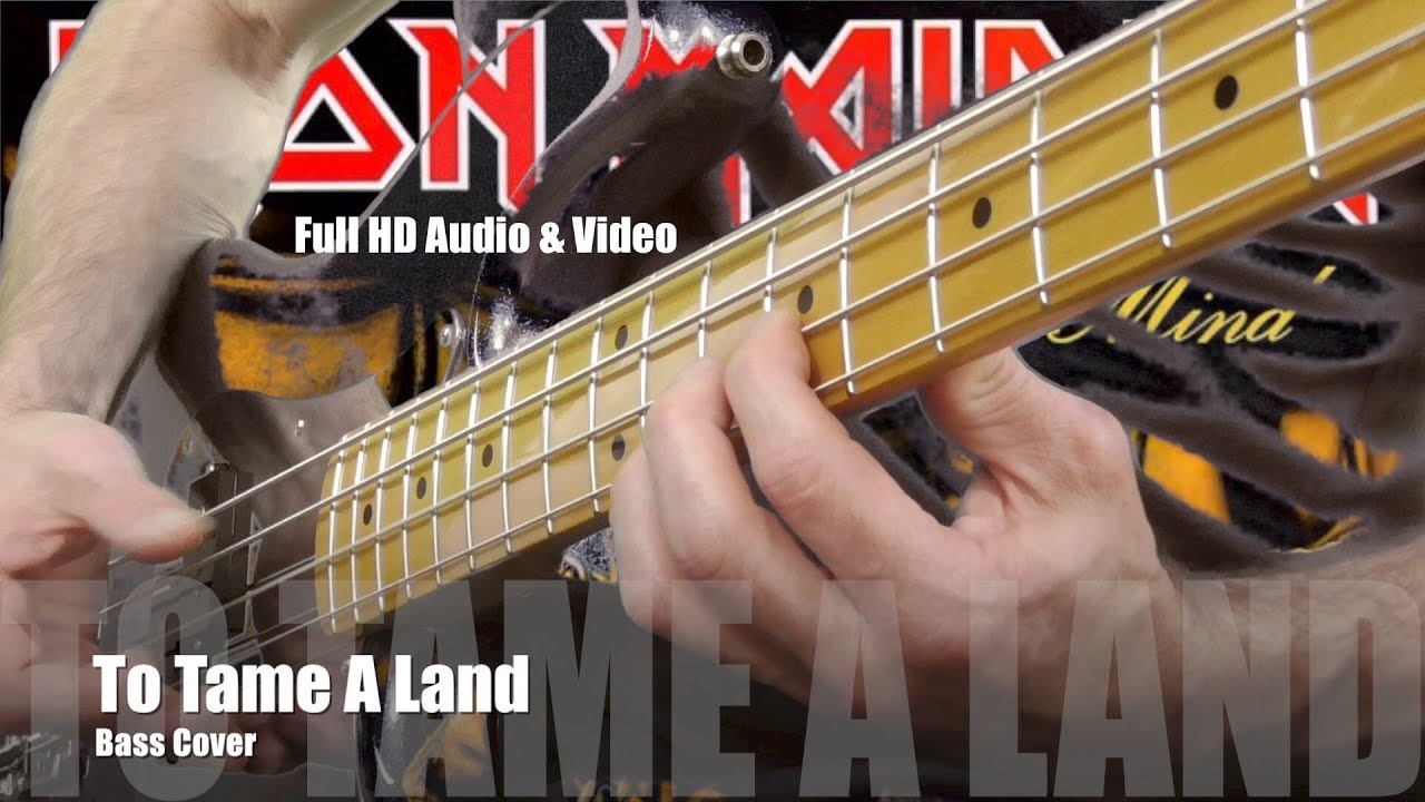 TO TAME A LAND *Iron Maiden* Bass cover Full HD