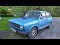 Starting Fiat 127 1979a after 16 years of sitting + driving and exhaust sound