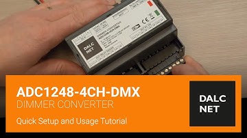 ADC1248-4CH-DMX: DALI, DMX, Modbus LED Converter - Dalcnet