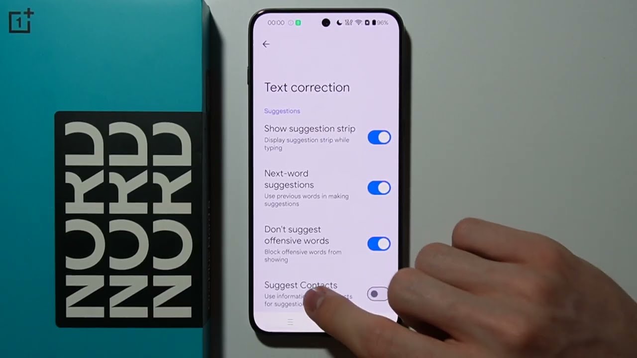 OnePlus Nord 5: How to Turn On/Off Auto Correction