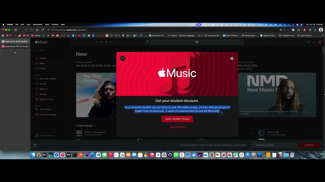 How to get Apple Creative Studio Discount being a Student Apple Music TV