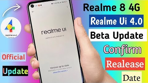 Realme 8 4G Official Update Date | Realme 8 Realme Ui 4.0 Confirm Rollout Date | Realme 8 New Update