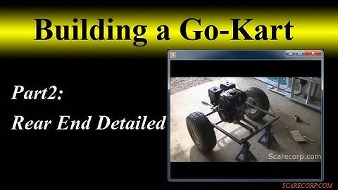 Go-Kart Build P2 - Rear End Detailed