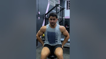 Elevação lateral sentado com elástico #treino #musculação #academia