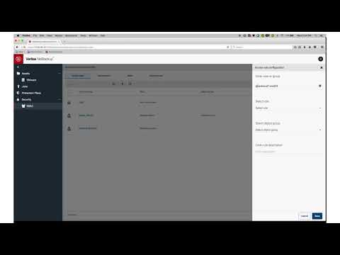 Granting secure access with the new NetBackup web UI