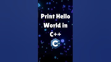 Hello World in C++ | First Program Explained
