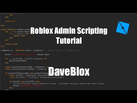 Roblox Studio Admin Script