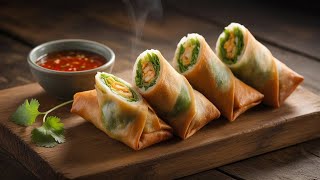 Crispy Veggie Egg Roll | Quick & Tasty Recipe