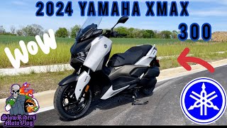 2024 Yamaha Xmax 300 Close Look and Walk Around and Review Ride