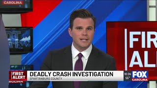 Coroner identifies passenger killed in 2-vehicle crash in Spartanburg Co.