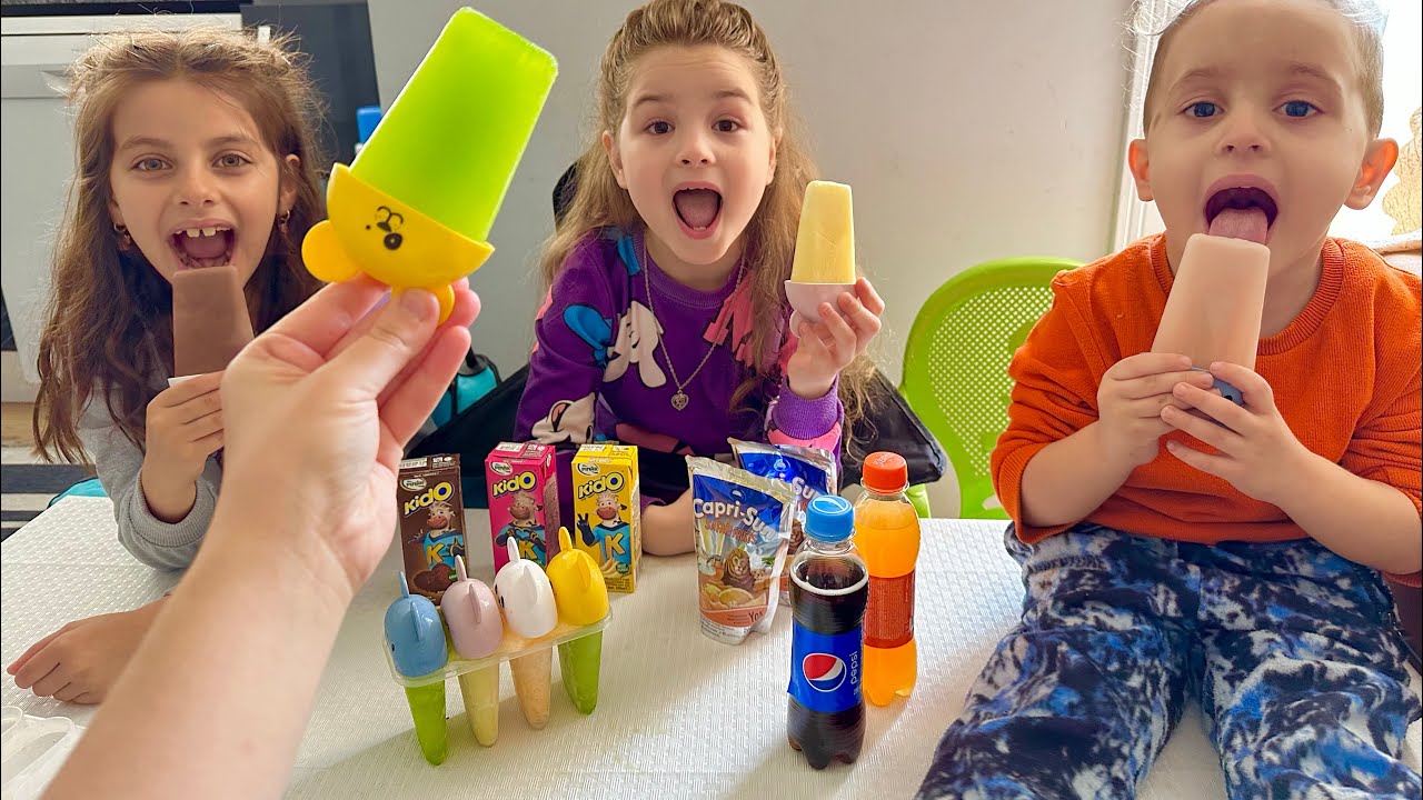 KUZEY ELİF ARKADAŞLARI !! İÇECEKLERDEN MEYBUZ YAPTIK !! KUZEYE NOLDU ?!