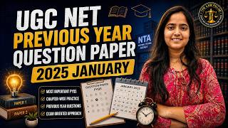 UGC NET January 2025 PYQs PART-1 | Tanya Ma'am (JRF Qualified)| The Law Pillar #pw #ugcnet2026 #llb