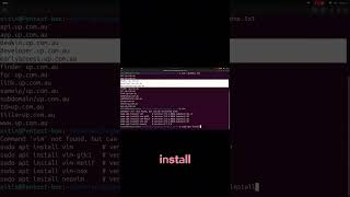 First Thing I Install on Ubuntu (Vim 😏) #shorts