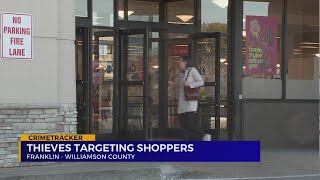 Thieves targeting Franklin shoppers