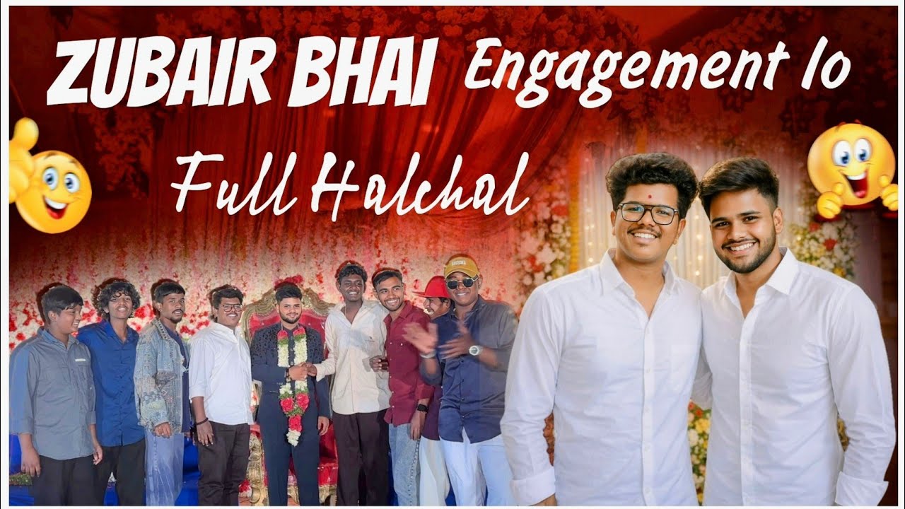 Zubair Bhai Engagement Lo Full Halchal #trending #viral #engagement #teluguvlogs #explore #fyp 