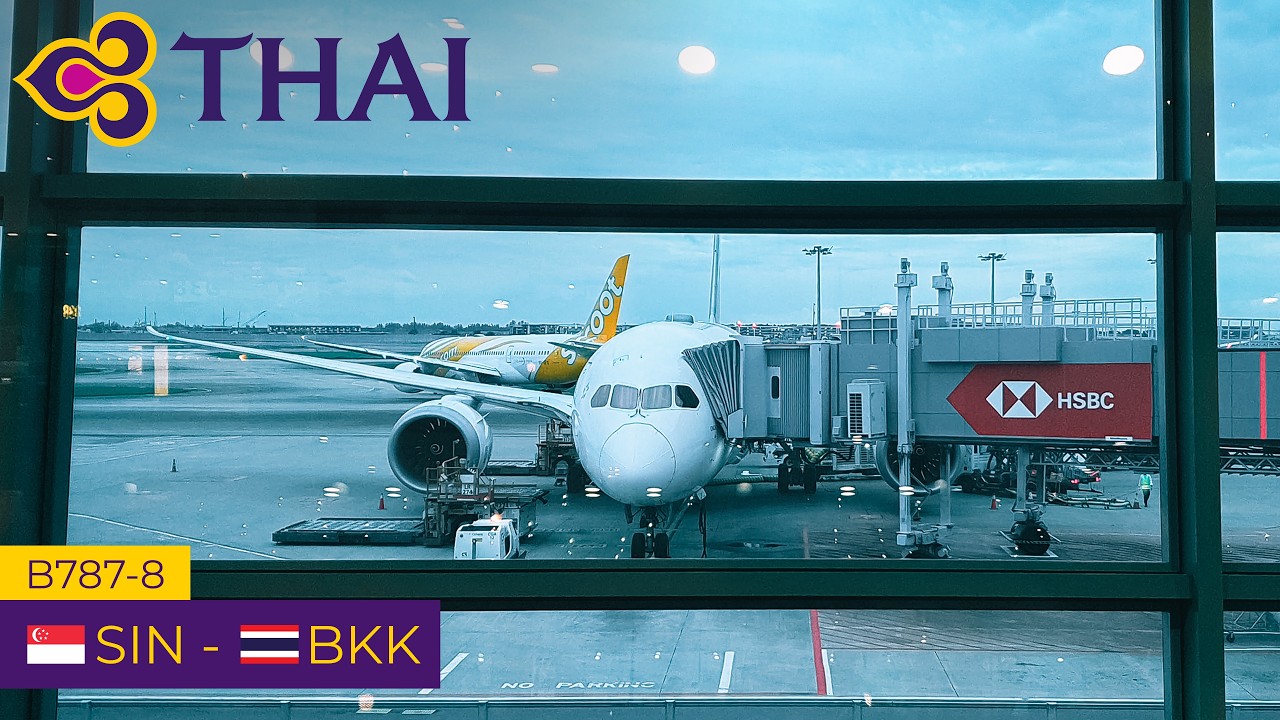 Thai Airways B787-8 Economy Trip Report | Singapore - Bangkok