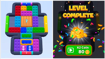 Color block jam Level 501 Walkthrough Solution 