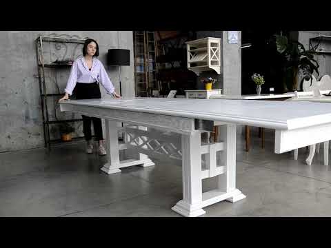 ვიდეო: იკეას თეთრი მაგიდა: ლამაზი გრძელი მაგიდა, მოდელების მახასიათებლები